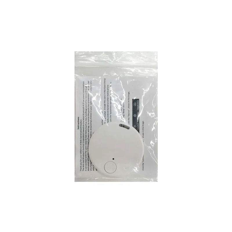 Bluetooth Item Tracker - Mini Finder for Bags and Wallets - White A
