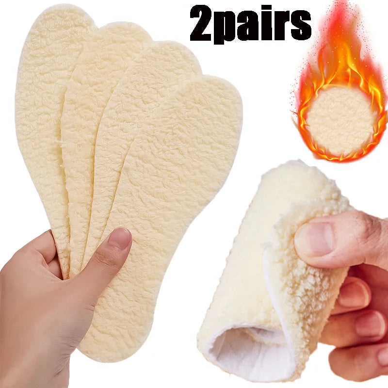 Thermal Shoe Insoles - Soft Inserts for Winter Footwear