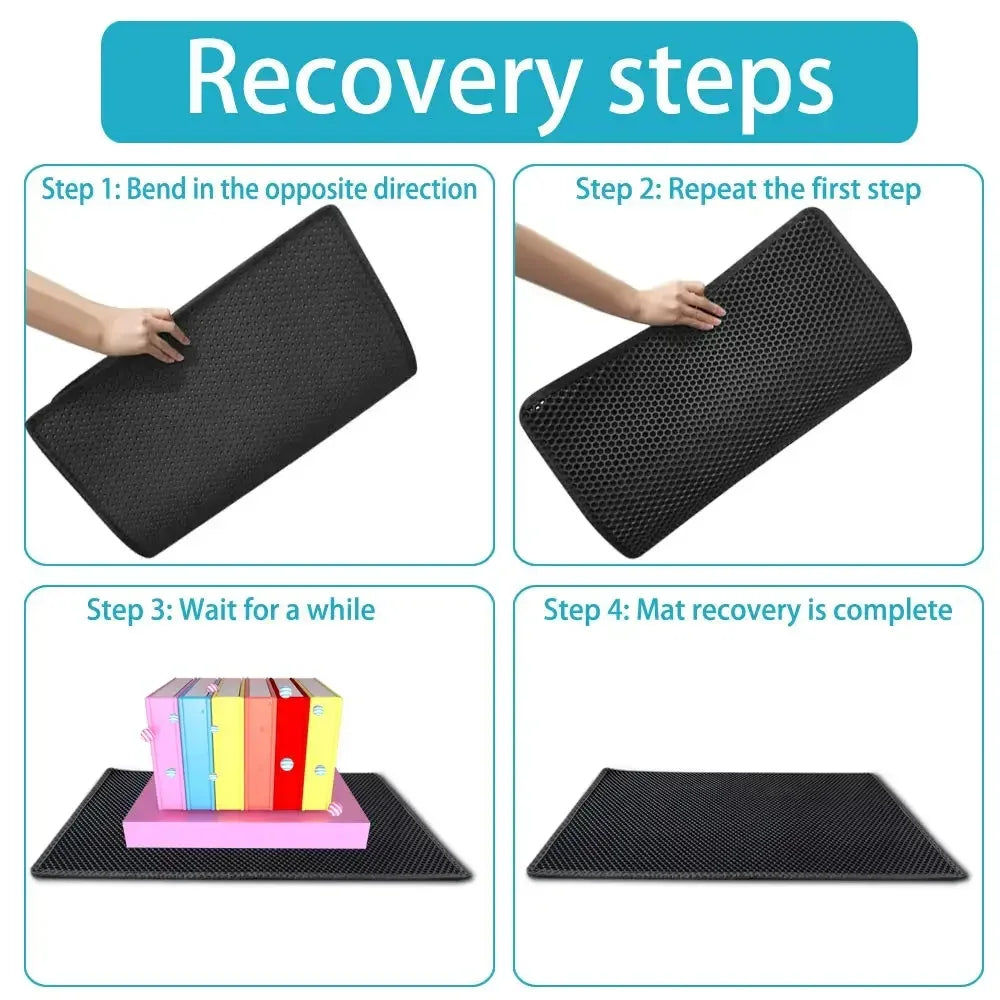Cat Litter Mat Double Layer - For Everyday Pet Use