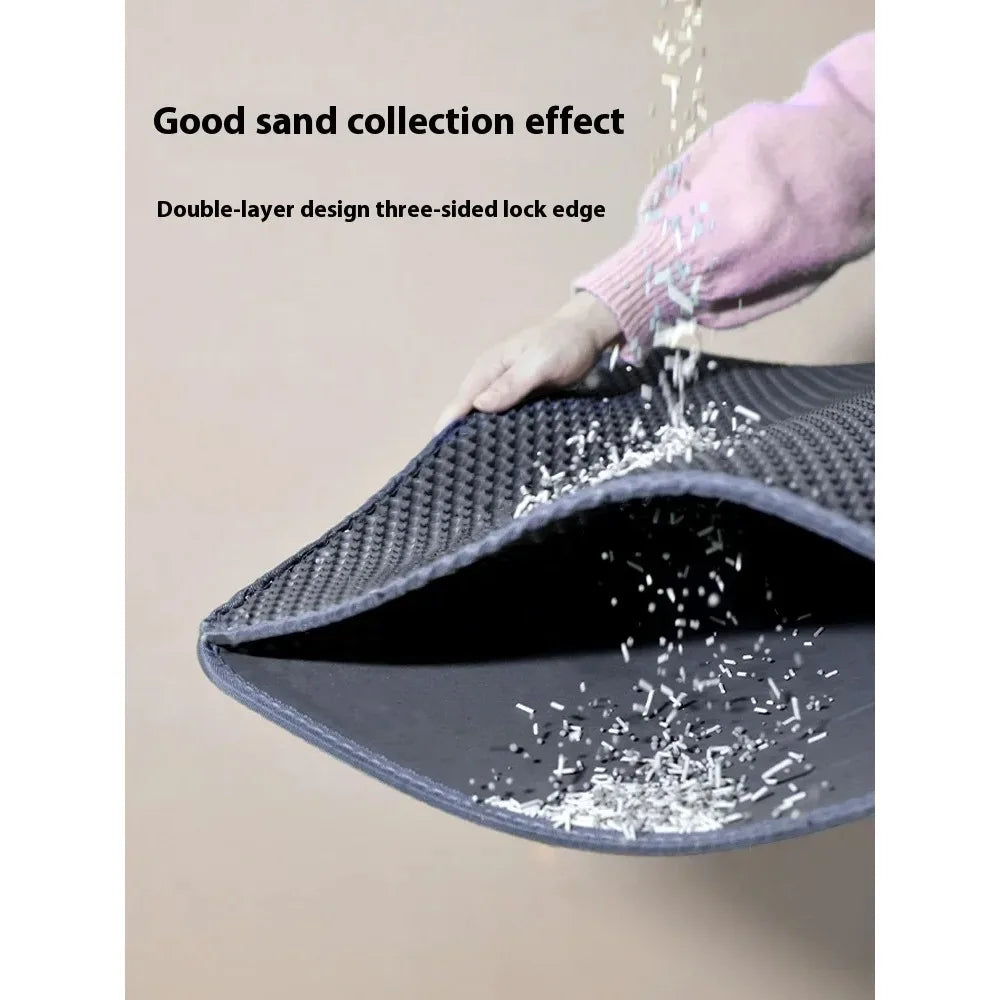 90x60cm Cat Litter Mat Double - For Everyday Pet Use