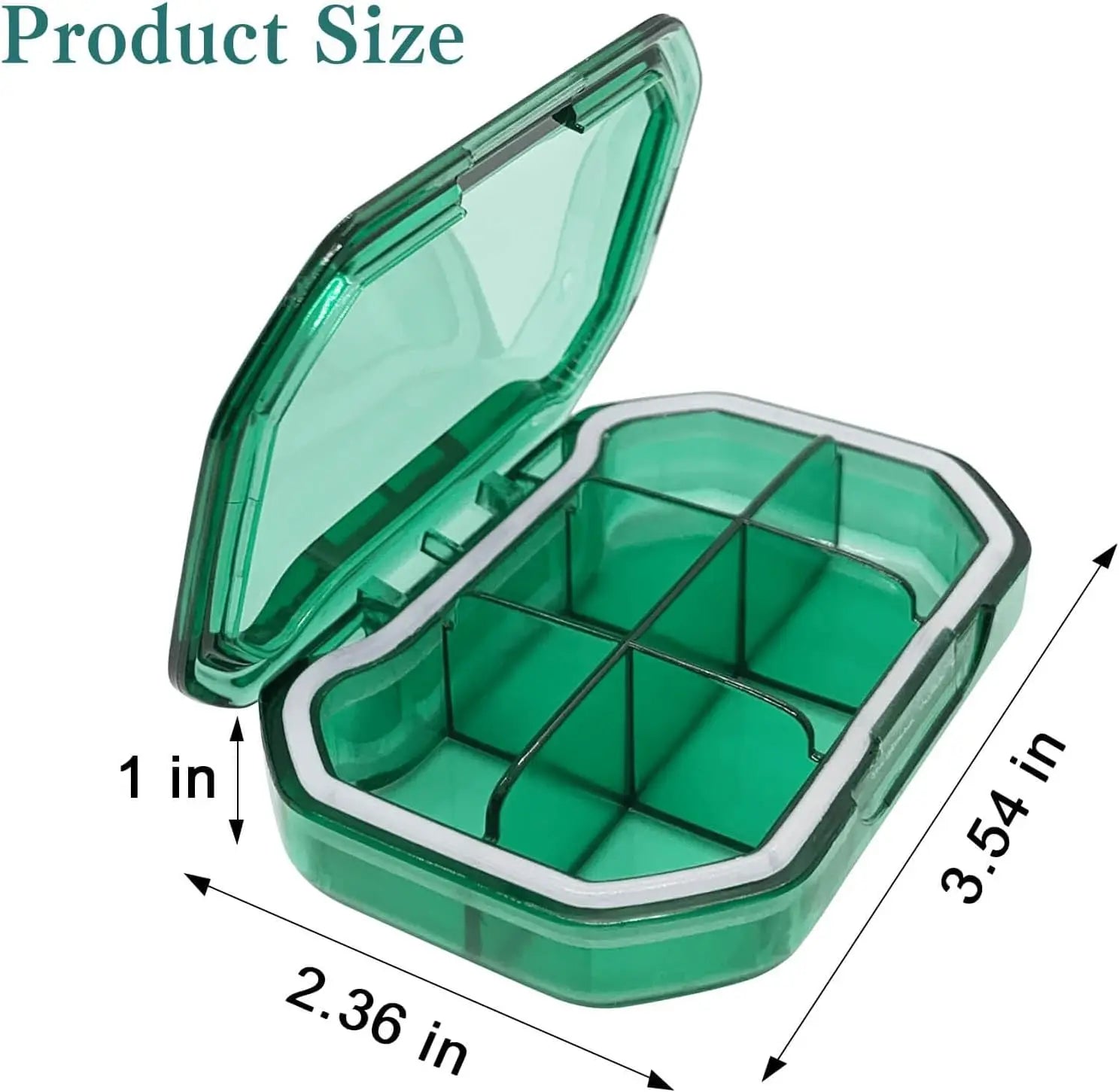 Days Pill Storage Box Mini - For Travel and Daily Carry