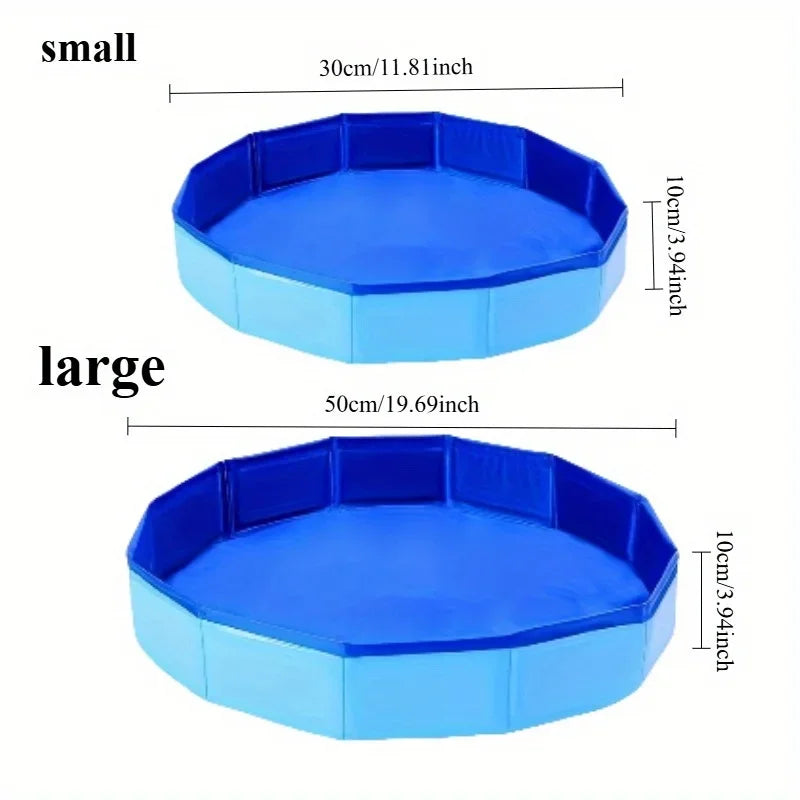 Foldable Pool Foot Bath - PVC Pool Entrance Rinse Tray