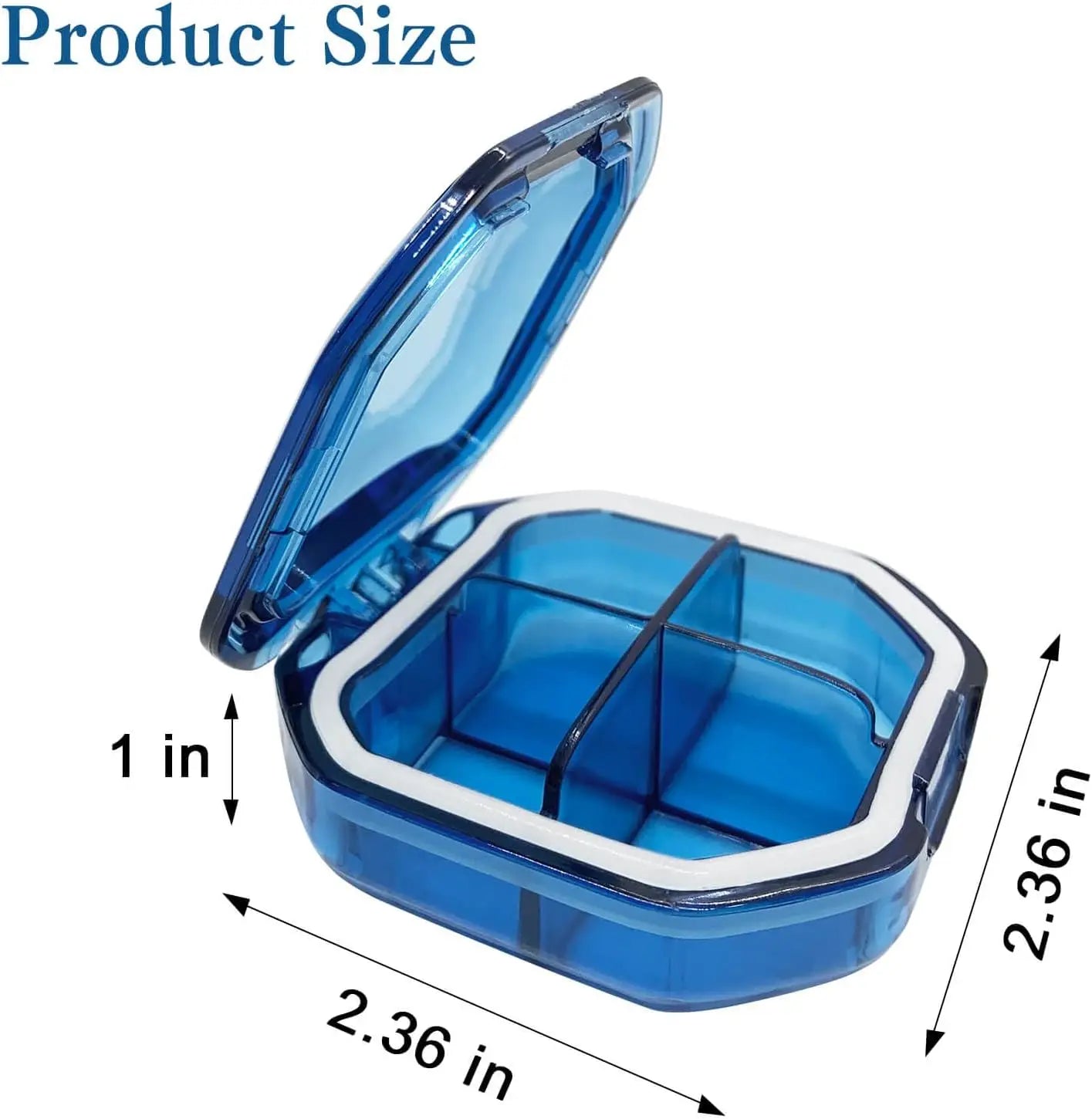 Days Pill Storage Box Mini - For Travel and Daily Carry