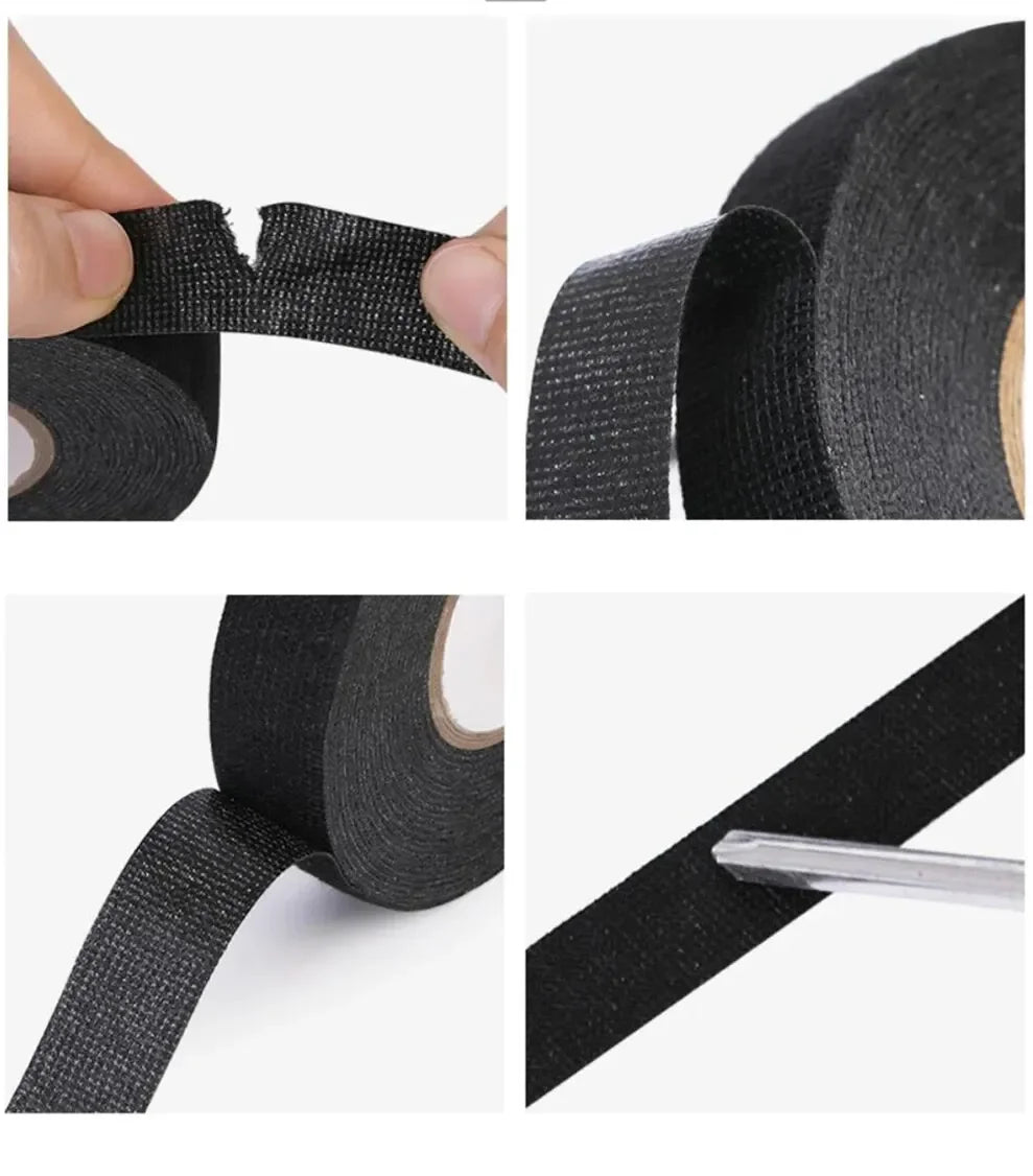 Automotive Wiring Harness Tape - 15 m Cloth Cable Wrap
