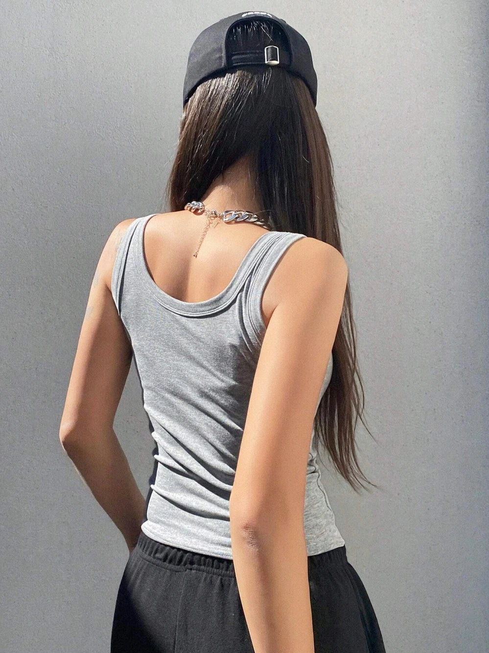 Soft Knit Camisole Tank – Slim Sleeveless Base Layer for Summer