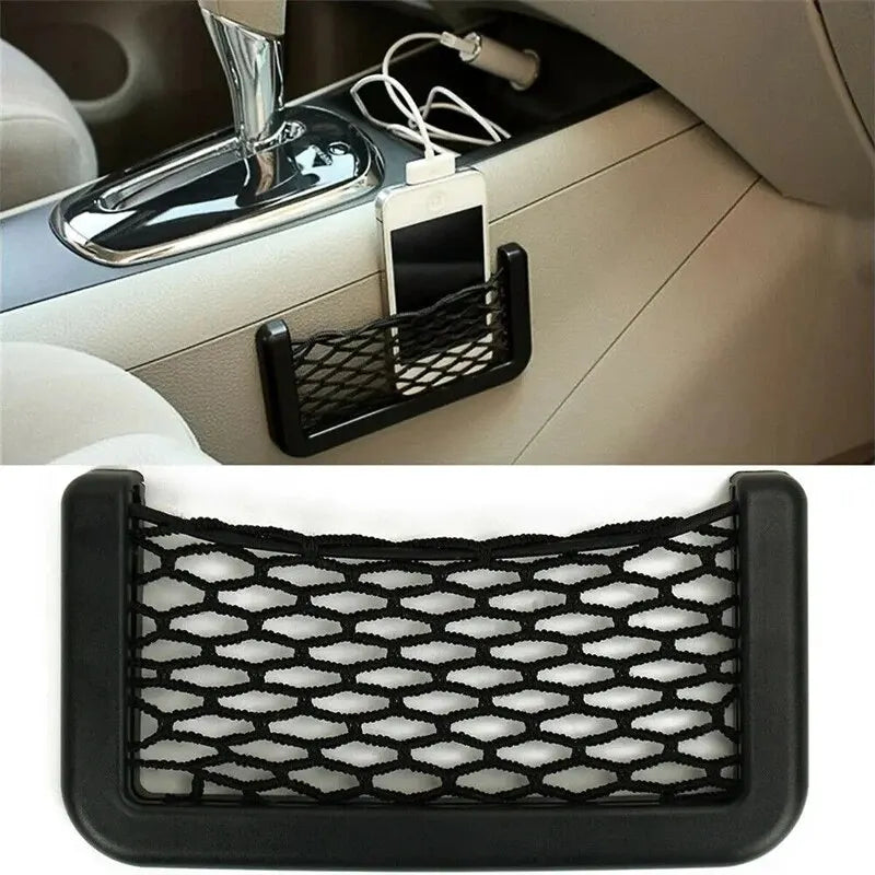 Car Seat Side Mesh Storage Net – Seatback Pocket Organizer