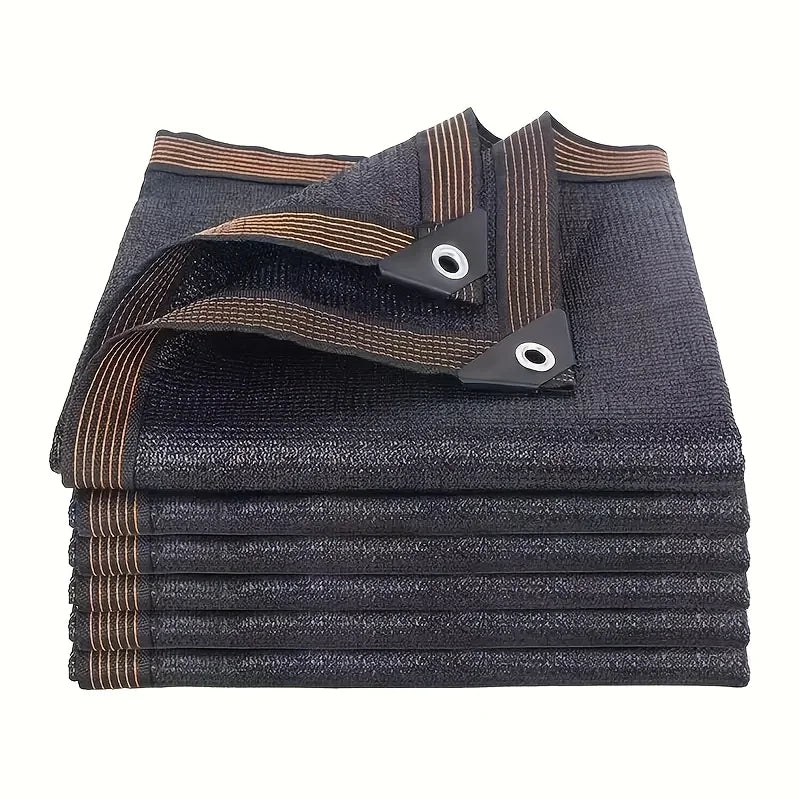 Black Shade Cloth - Mesh Sun Cover With Grommets