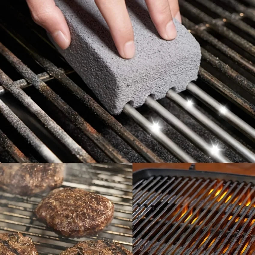 BBQ Grill Cleaning Stone – Pumice Brick for Outdoor Cooking Grates