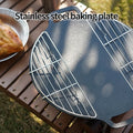 Outdoor Grill Rack - Steel Insert for Camping Cookware - Silver