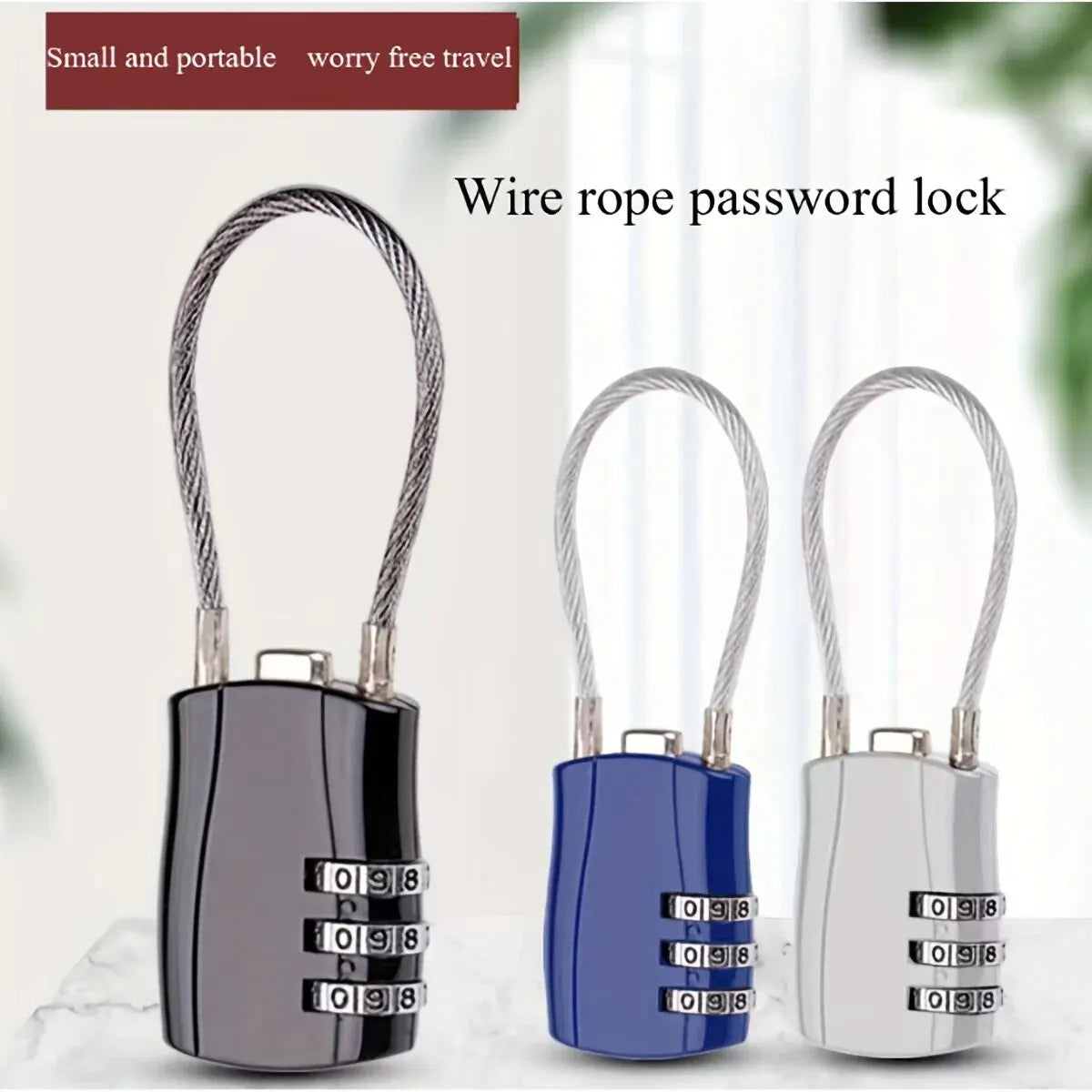 Combination Padlock - Keyless Locker & Cabinet Lock