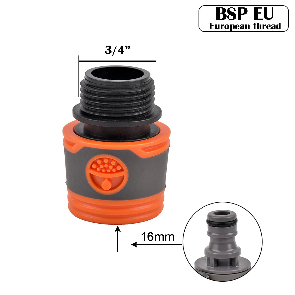 Garden Hose Quick Connector – Stop-Water Coupler for Easy Watering