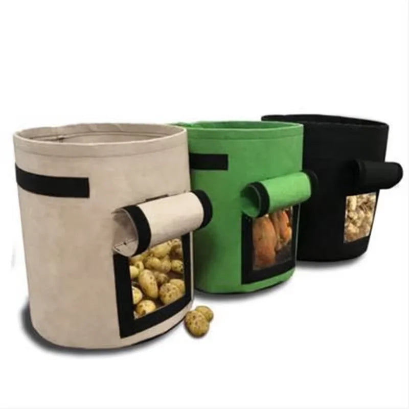 Felt Potato Grow Bag - Vegetable Planting Bucket