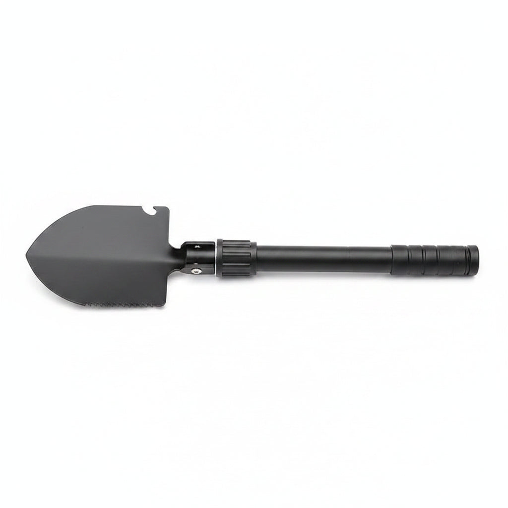 Folding Camping Shovel - Portable Tool for Outdoor Tasks - 1 Piece Black