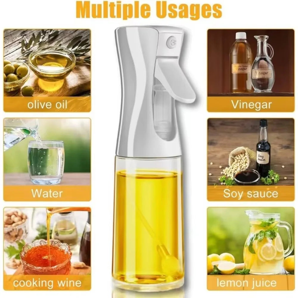 Oil Spray Bottle - Refillable Kitchen Sprayer for Cooking Prep