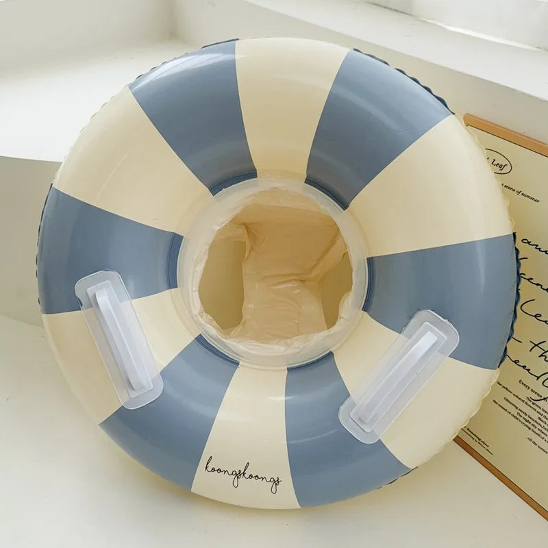Inflatable Pool Float Seat - Swim Ring with Sunshade Option