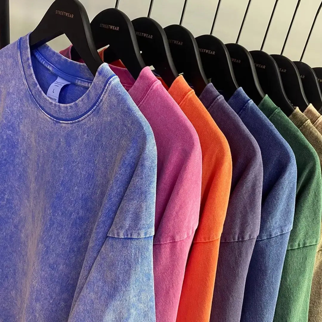 Oversized Cotton T-Shirt - Heavyweight Short Sleeve Tee