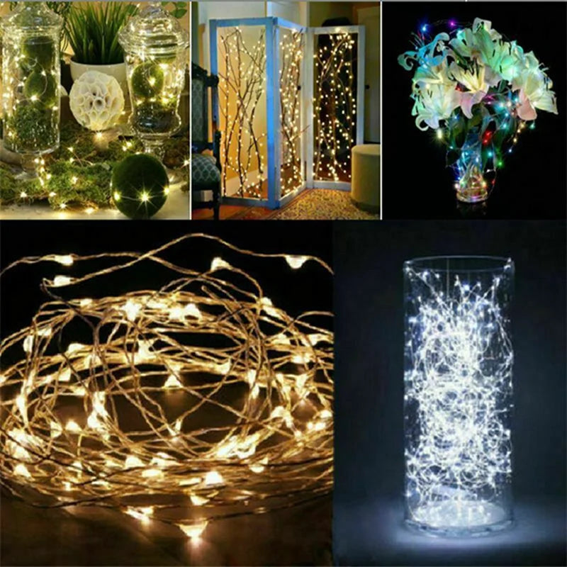 Battery Fairy String Lights – Flexible Glow for Patio and Party Decor