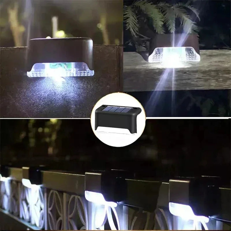 Solar Step Deck Lights – Waterproof Path Lighting for Outdoor Stairs