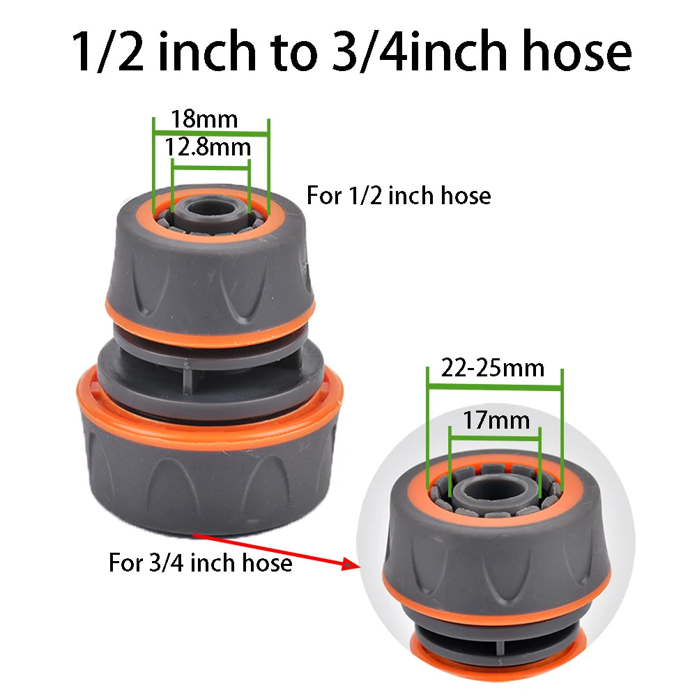 Garden Hose Quick Connector – Stop-Water Coupler for Easy Watering