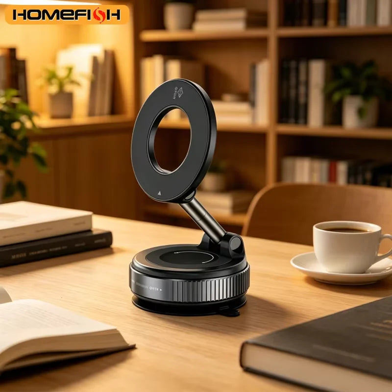 Magnetic Phone Holder – Multi-Surface Car & Desk Mount