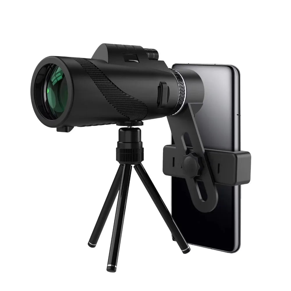 Monocular Telescope - Compact 10x Scope for Outdoor Viewing - G872C Black Set 2