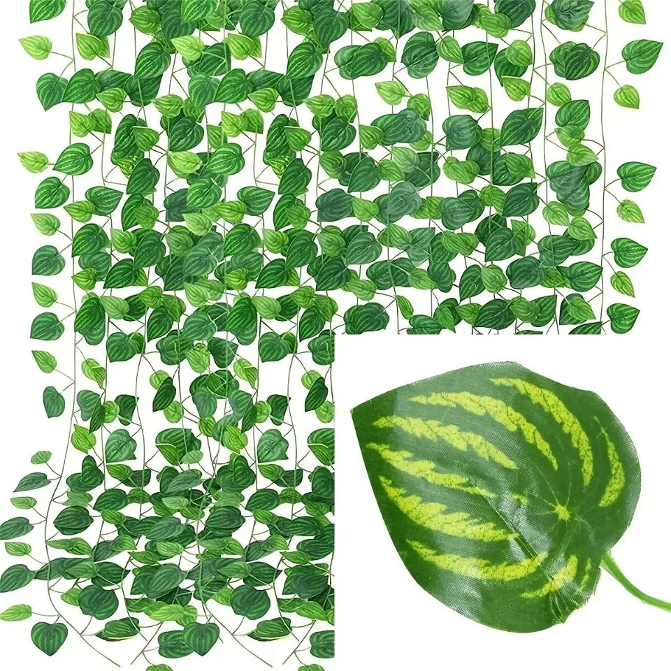 Artificial Ivy Vine Garland – Hanging Greenery for Outdoor Decor