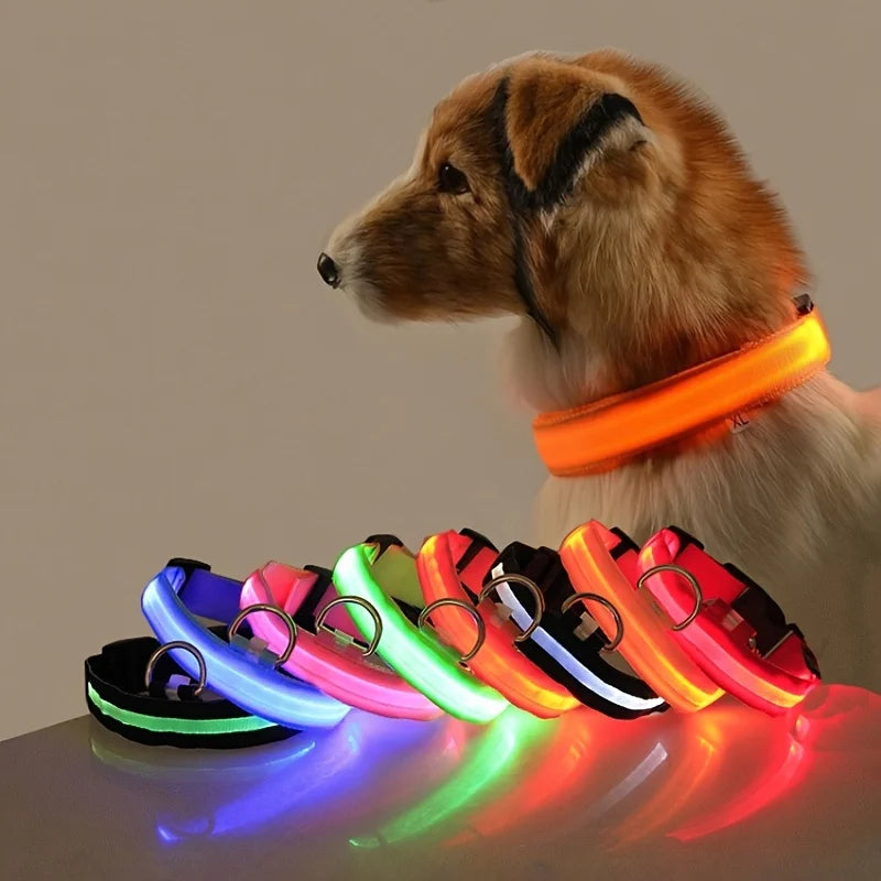 Nylon LED Night Safety Flashing - For Everyday Pet Use