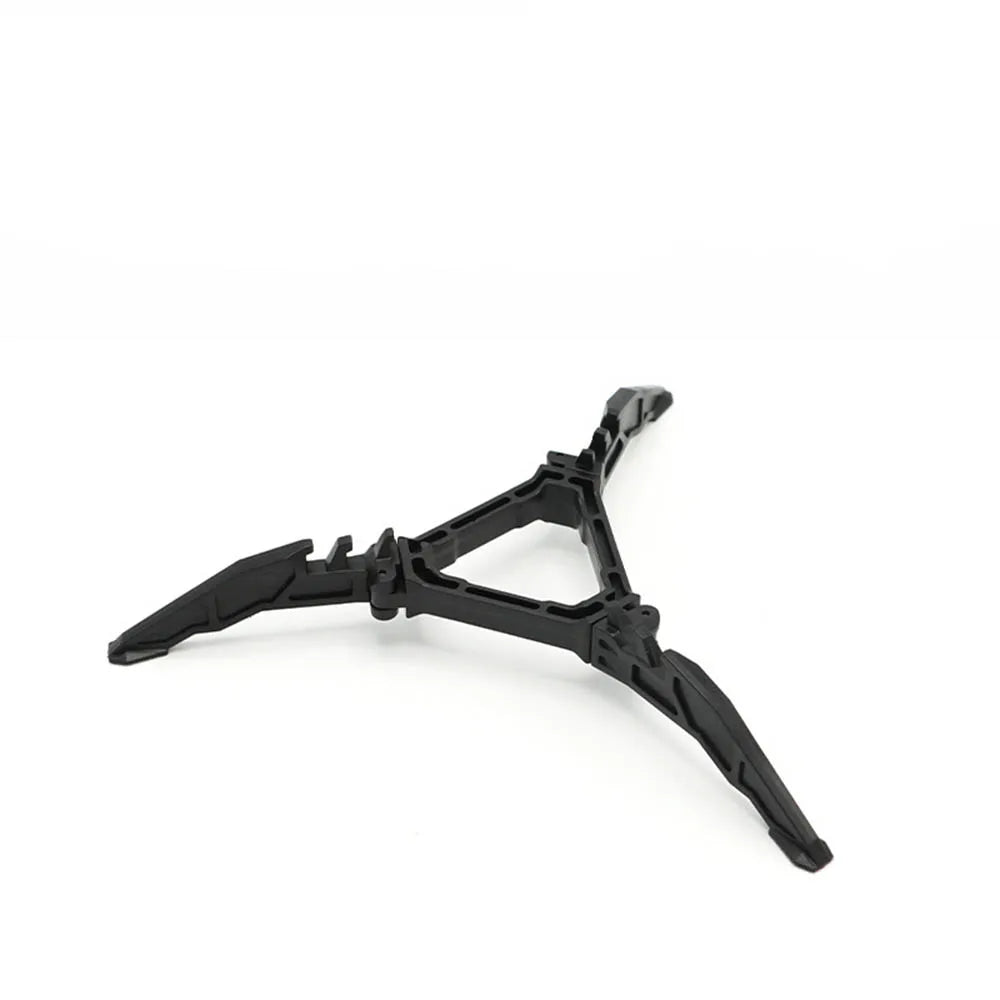Folding Gas Canister Stand - Three-Leg Base for Camping Stoves - Black