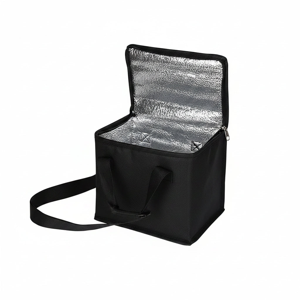 Folding Lunch Cooler Bag - Insulated Picnic Food Carrier