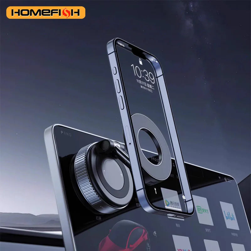 Magnetic Phone Holder – Multi-Surface Car & Desk Mount