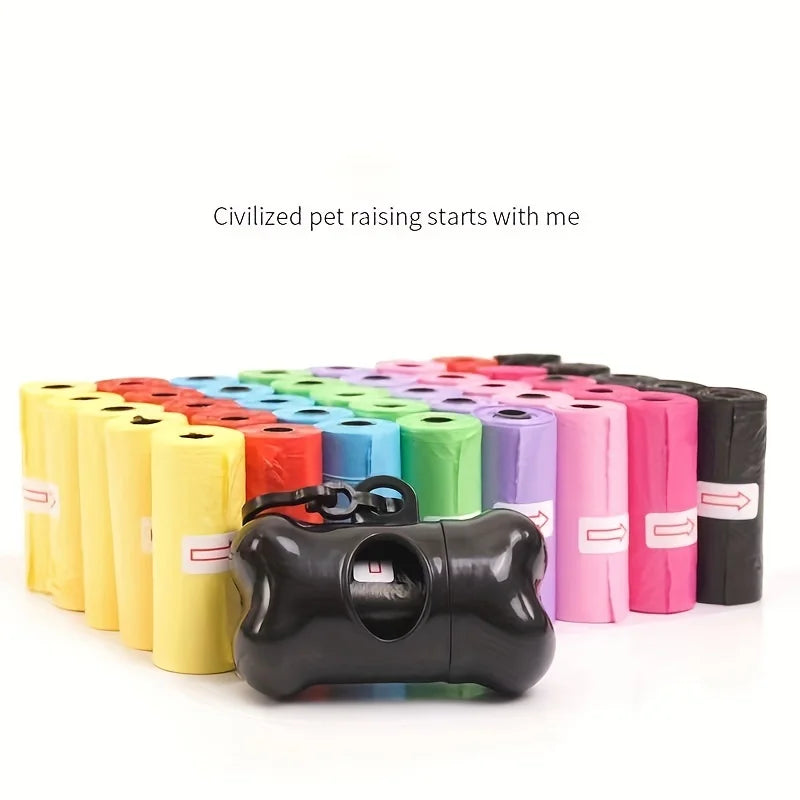 Dog Waste Bags - Roll Pack Bags for Walks and Cleanup