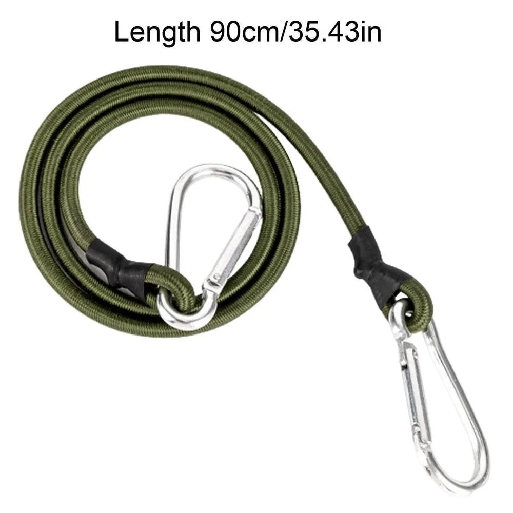 Elastic Bungee Cord - Tie Strap with Hooks for Gear