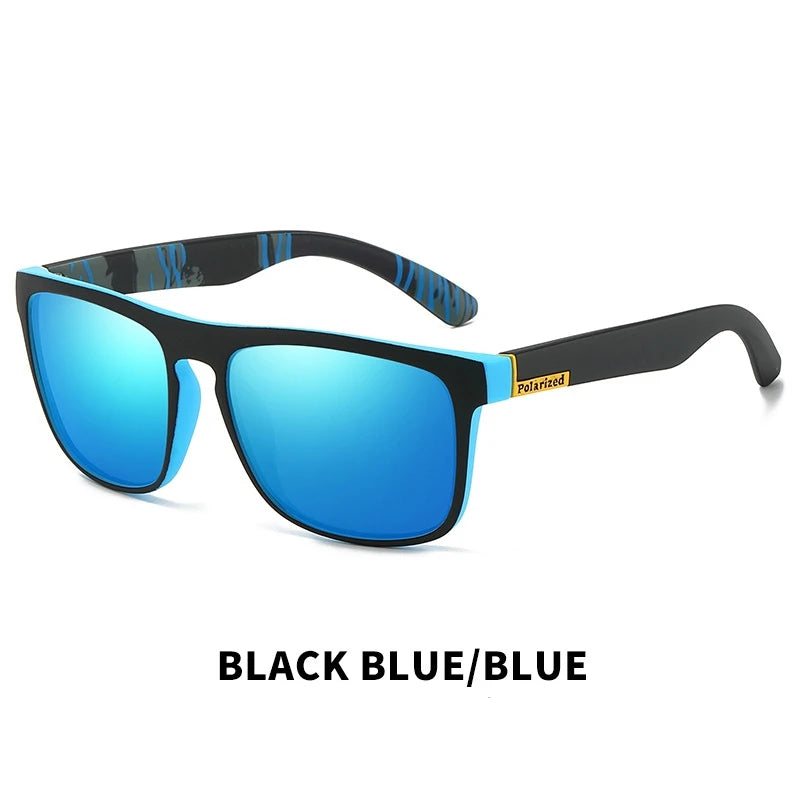 Square Polarized Sunglasses - Driving Eyewear - C1