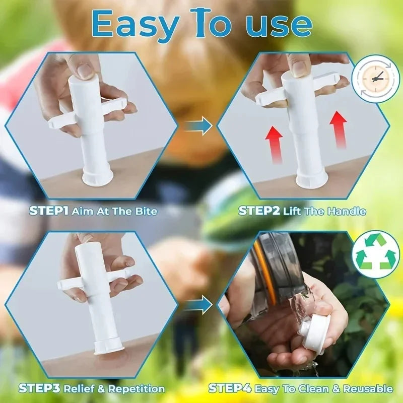 Bug Bite Suction Tool - Natural Mosquito Venom Extractor Pump
