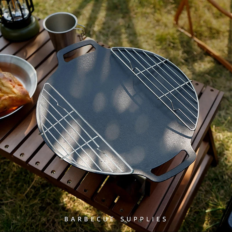 Outdoor Grill Rack - Steel Insert for Camping Cookware