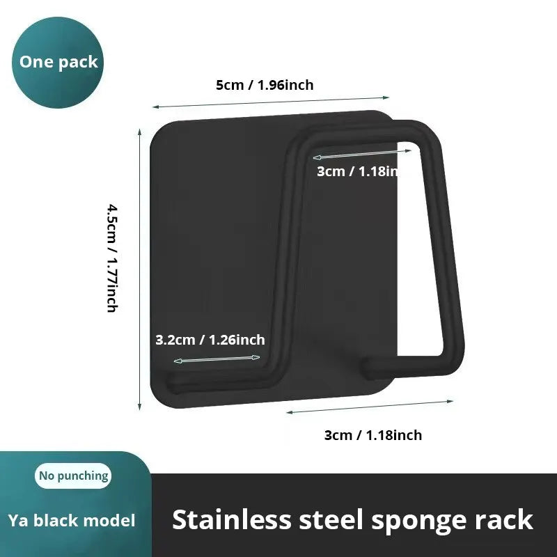 Stainless Steel Sink Sponge Rack - For Kitchen Storage and Prep