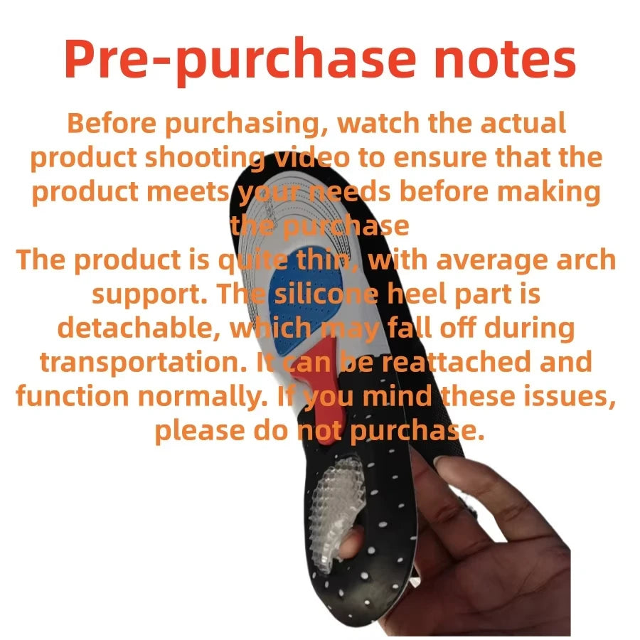 Memory Foam Shoe Insoles - Cushioned Inserts for Shoes