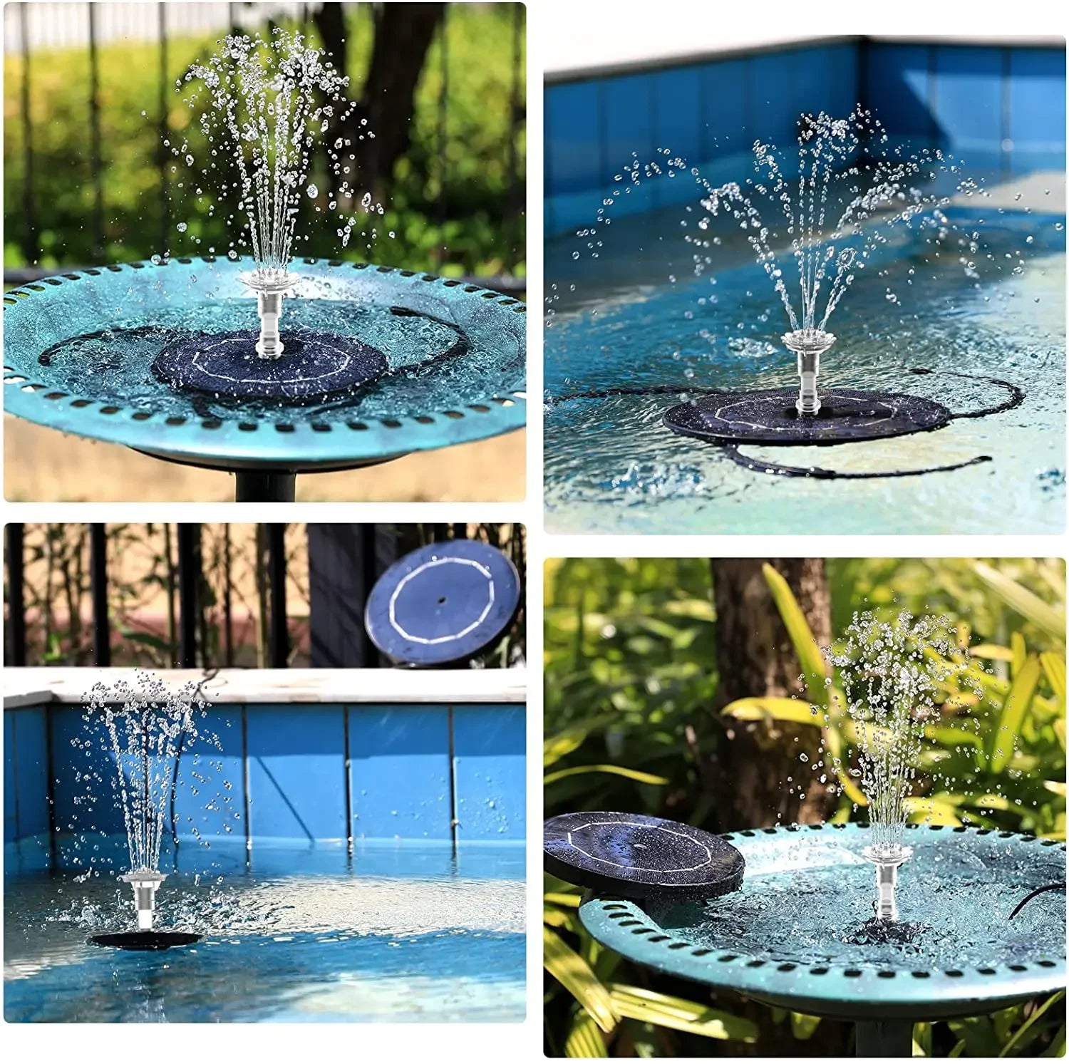 Solar Water Fountain Pump - Floating Decor for Garden Ponds