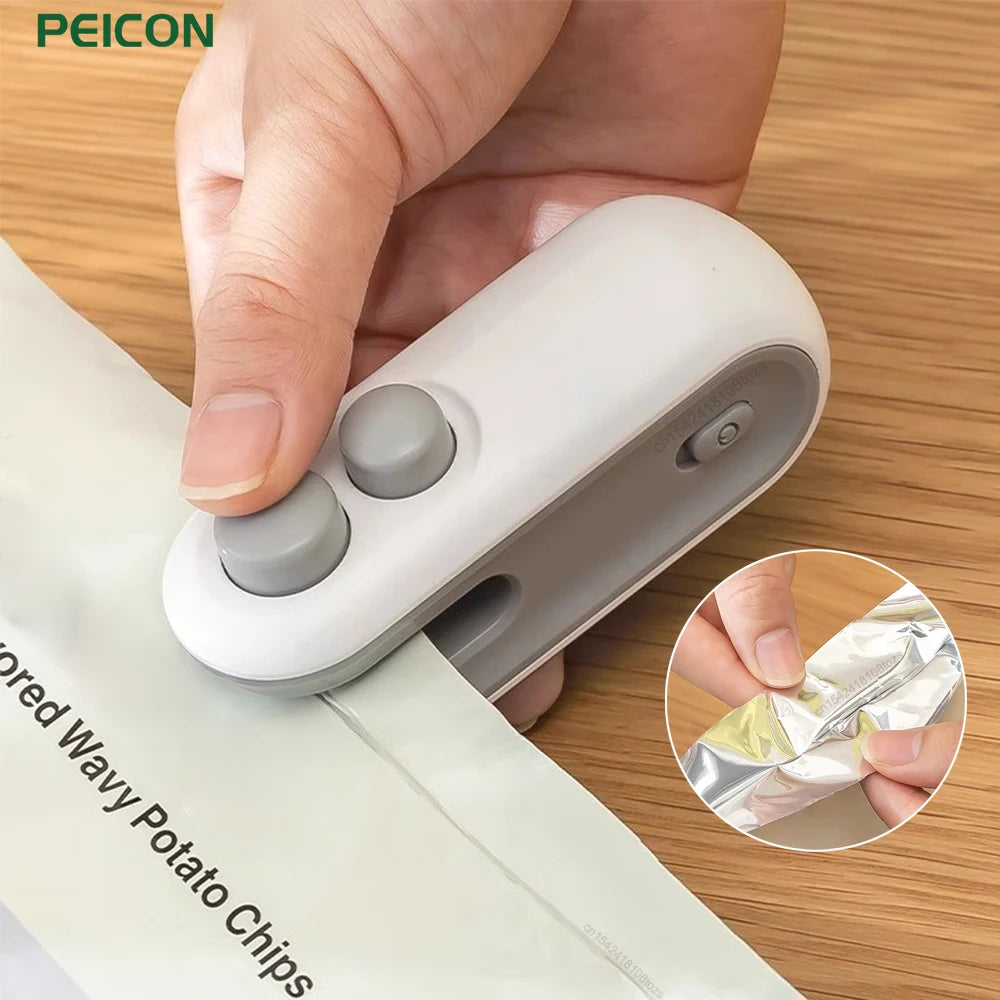 Mini Bag Sealer - Handheld Heat Tool for Food Packaging
