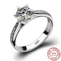 Prong Setting Ring - Geometric Zircon Accent Jewelry