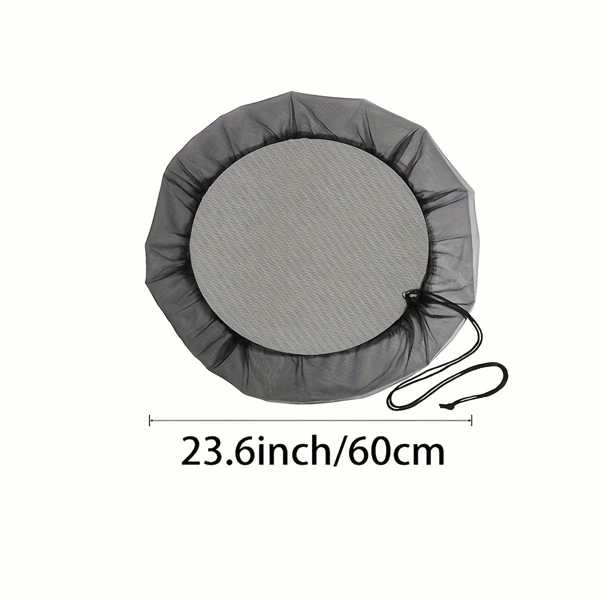 Rain Barrel Screen Cover – Drawstring Netting for Water Collection