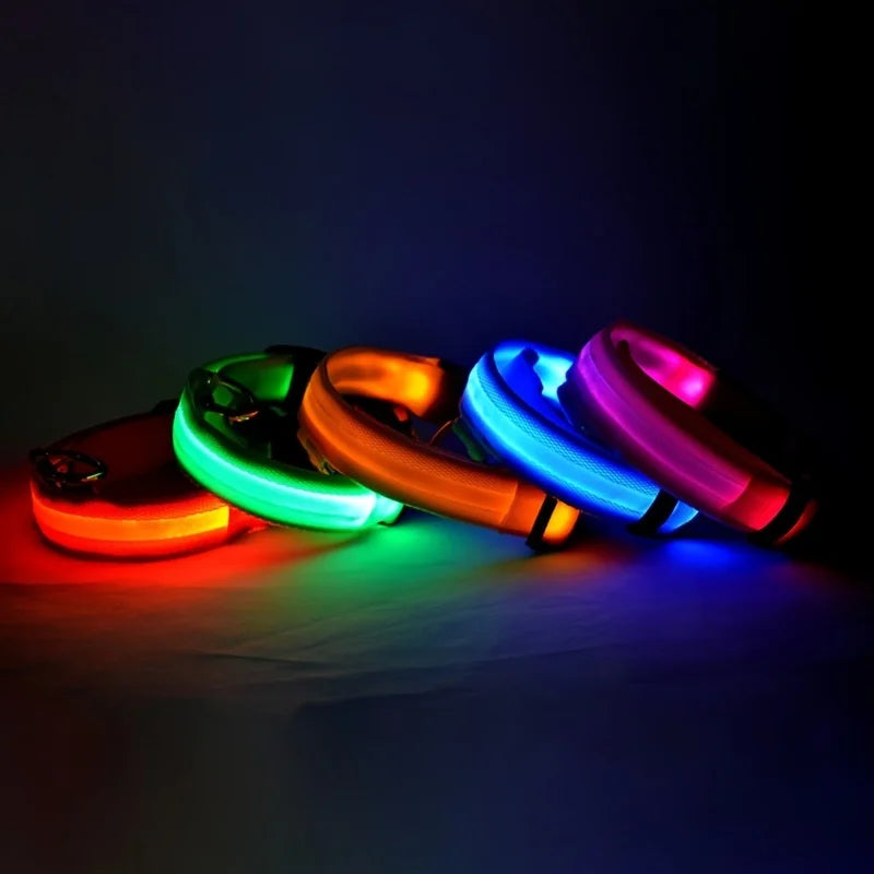 Nylon LED Night Safety Flashing - For Everyday Pet Use