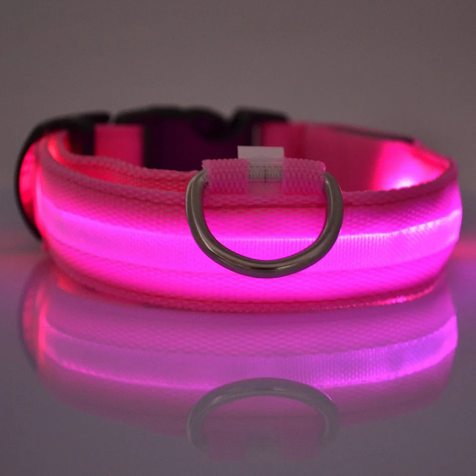Nylon LED Night Safety Flashing - For Everyday Pet Use