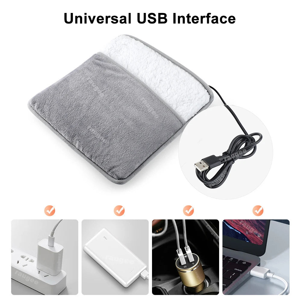 Foot Warmer Winter Electric Heating - For Desk or Travel Use