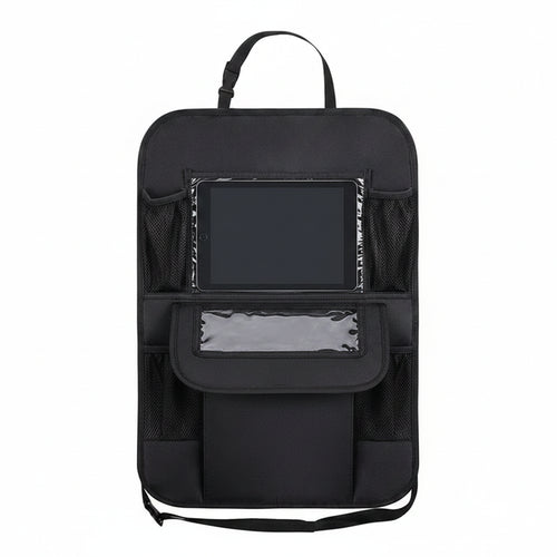Car Seat Back Organizer - Multi-Pocket Tablet Storage Bag - Regular