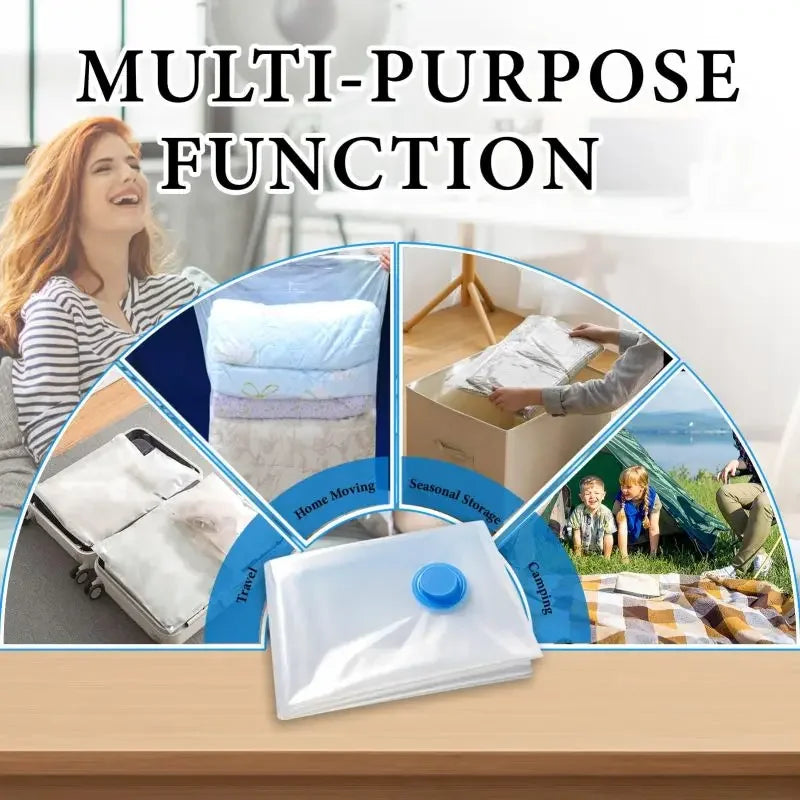 Vacuum Storage Bags Space Saver - For Travel and Daily Carry