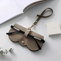 PU Eyewear Case - Hanging Sunglasses Storage Holder - Khaki