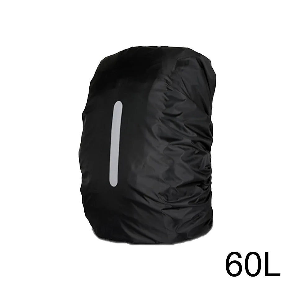 Backpack Rain Cover - 20L-80L Outdoor Pack Cover - Black 60L