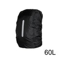 Backpack Rain Cover - 20L-80L Outdoor Pack Cover - Black 60L