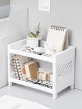 PP Desktop Double Layer Storage - For Desk and Office Organization